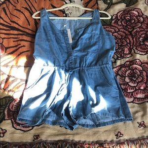 Nasty Gal Denim Romper